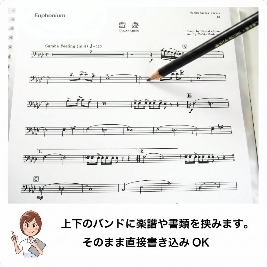 バンドファイル 楽譜ファイル セット割引あり 書込みOK 30ポケット
