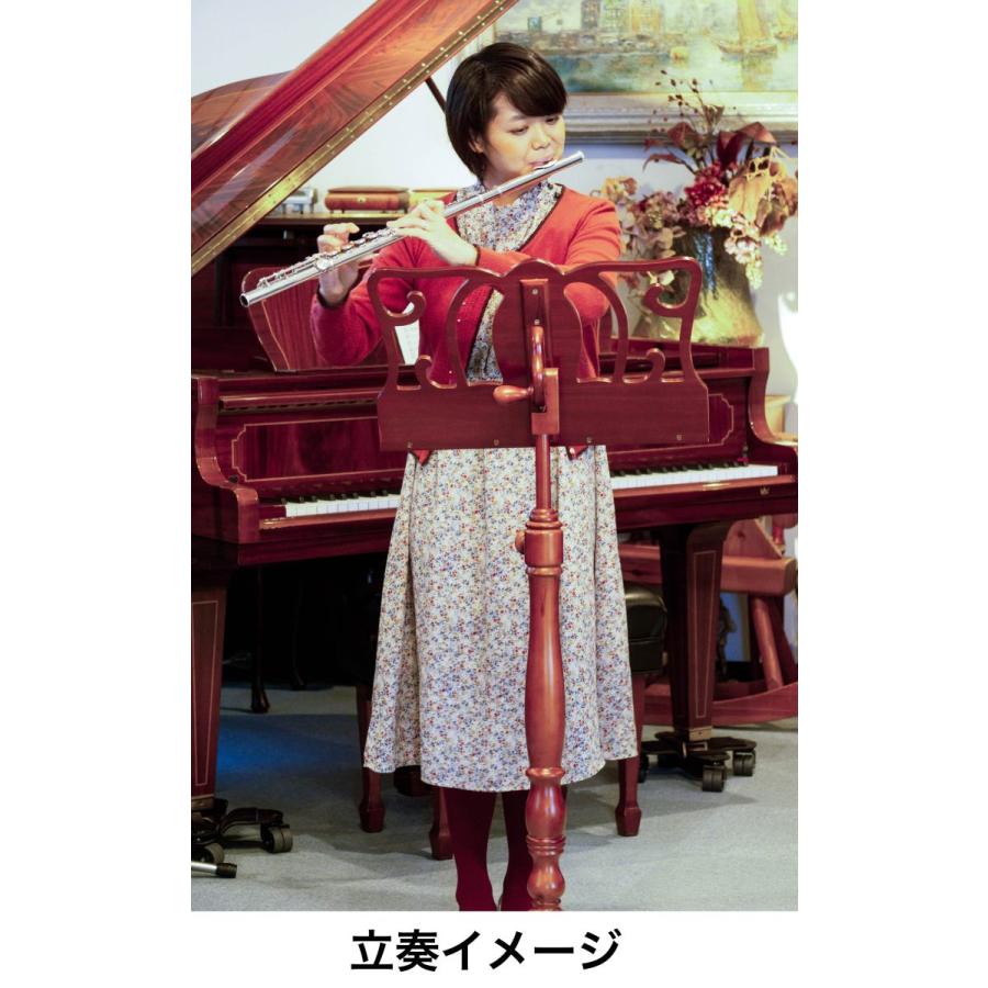 クラシカル木製譜面台 立奏、座奏兼用 Model 0607Y : ミュージック