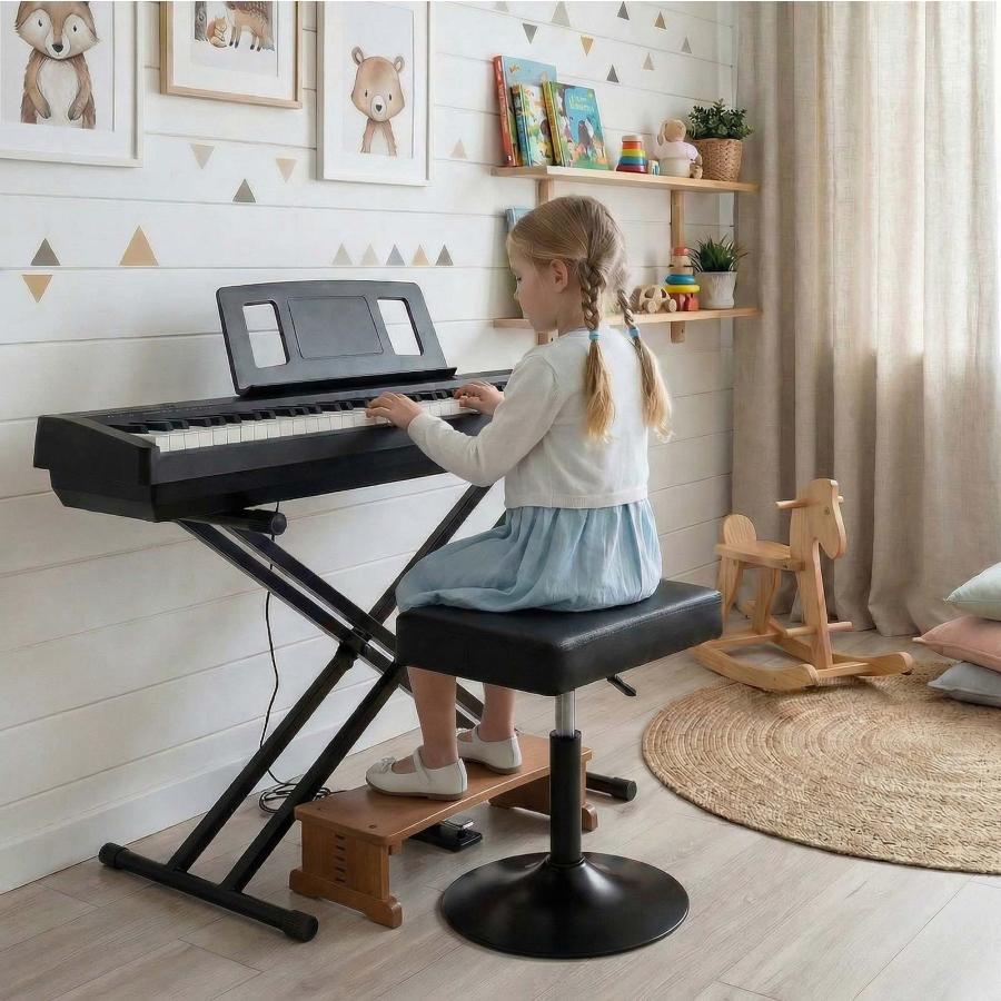 美品 ピアノ 椅子 昇降式 ダークブラウン 美品 ピアノ 椅子 昇降式 ダークブラウン 【公式通販】