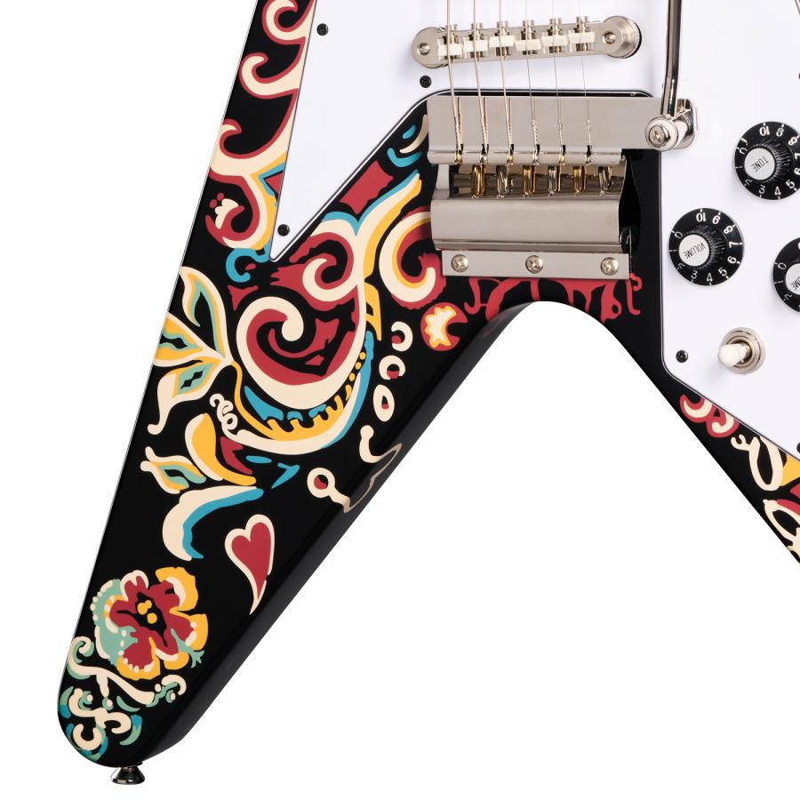 Jimi Hendrix "Love Drops" Flying V Ebony 【ＳＲＳＡ】