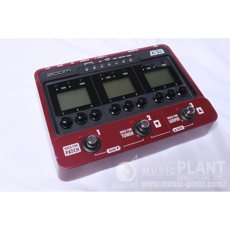 ZOOM B3 美品 ズーム（zoom） 【中古】ZOOM(ズーム) B3 : ミュージック プラント