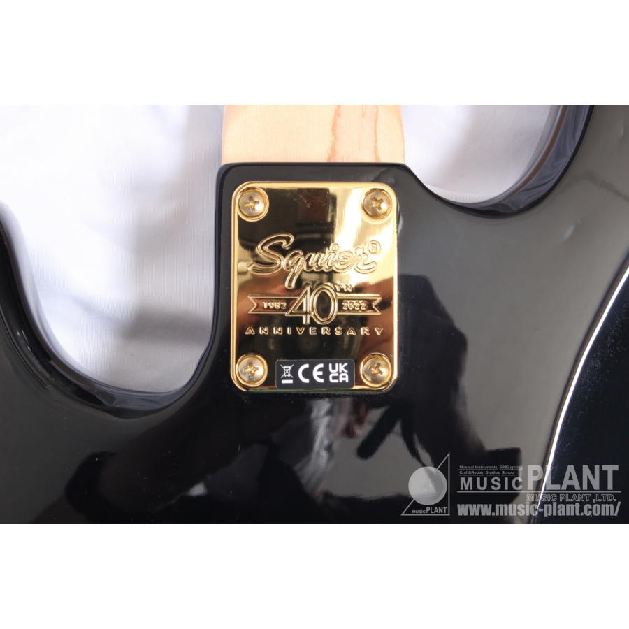 Squier(スクワイヤー) 40th Anniversary Precision Bass Gold Edition Black｜musicplant｜09
