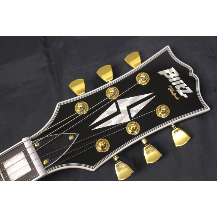 新品 Blitz by AriaProII(ブリッツ) / BLP-CST BK エレキギター レス