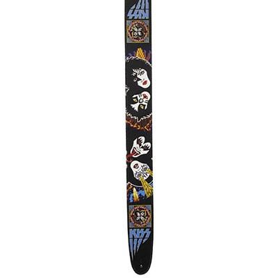 Perri’s(ペリーズ) / 2.5″ Leather STRAP KISS  P25KISS-8048 ギター/ベース用ストラップ