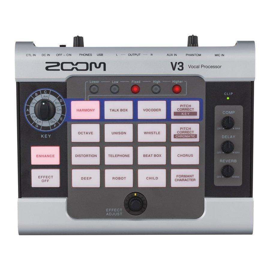 ズーム(楽器) Zoom ズーム / V3 Vocal Processor ボーカル用 ズーム(楽器) Zoom ズーム / V3 Vocal Processor ボーカル用