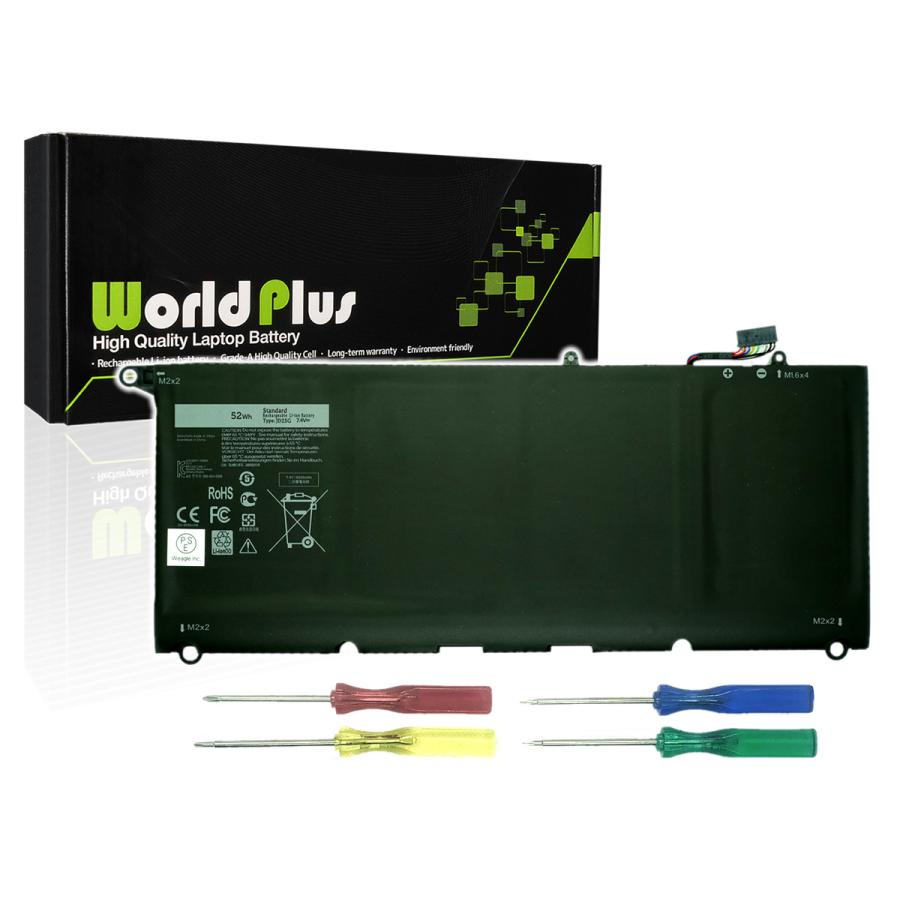 WorldPlus Dell XPS 13 9343 / 9350 交換バッテリー JD25G 90V7W 5K9CP RWT1R 0DRRP 0N7T6 対応