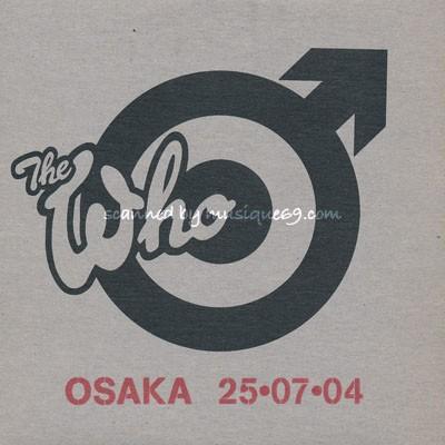 ザ・フー The Who - Encore Series: Osaka, Japan 25/07/2004 (CD)｜musique69