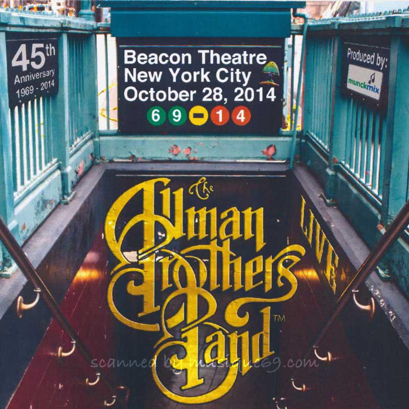 オールマンブラザーズバンド The Allman Brothers Band - Beacon Theatre, New York City 10/28/2014 (CD)｜musique69