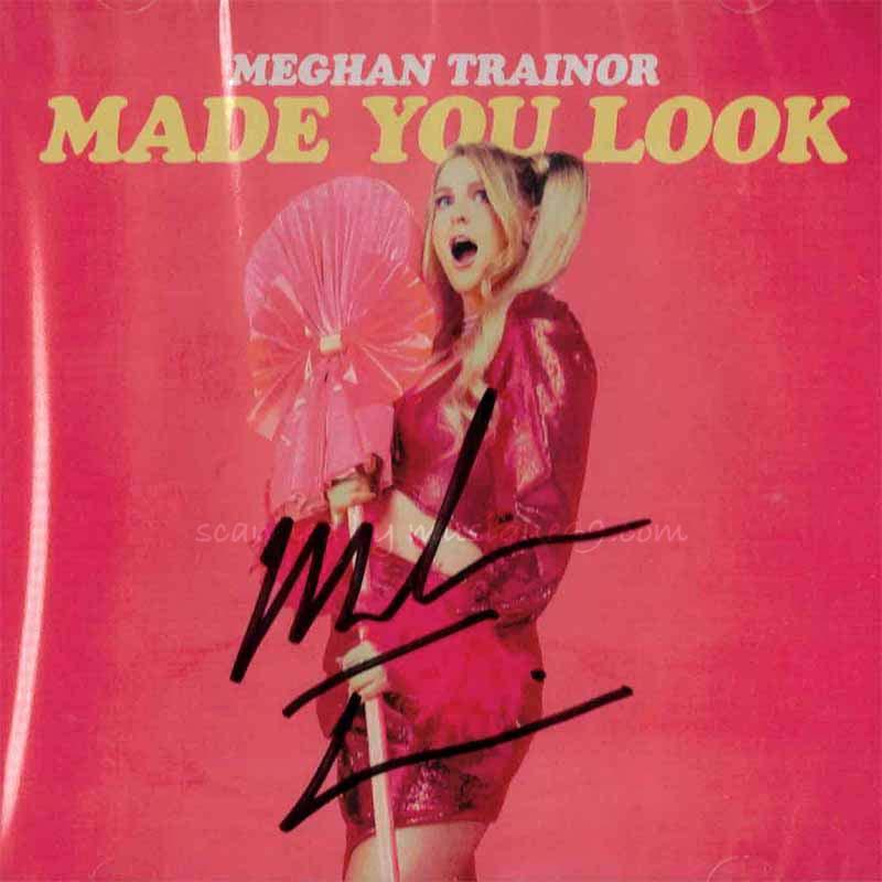 メーガントレイナー Meghan Trainor Made You Look Exclusive Autographed Limited