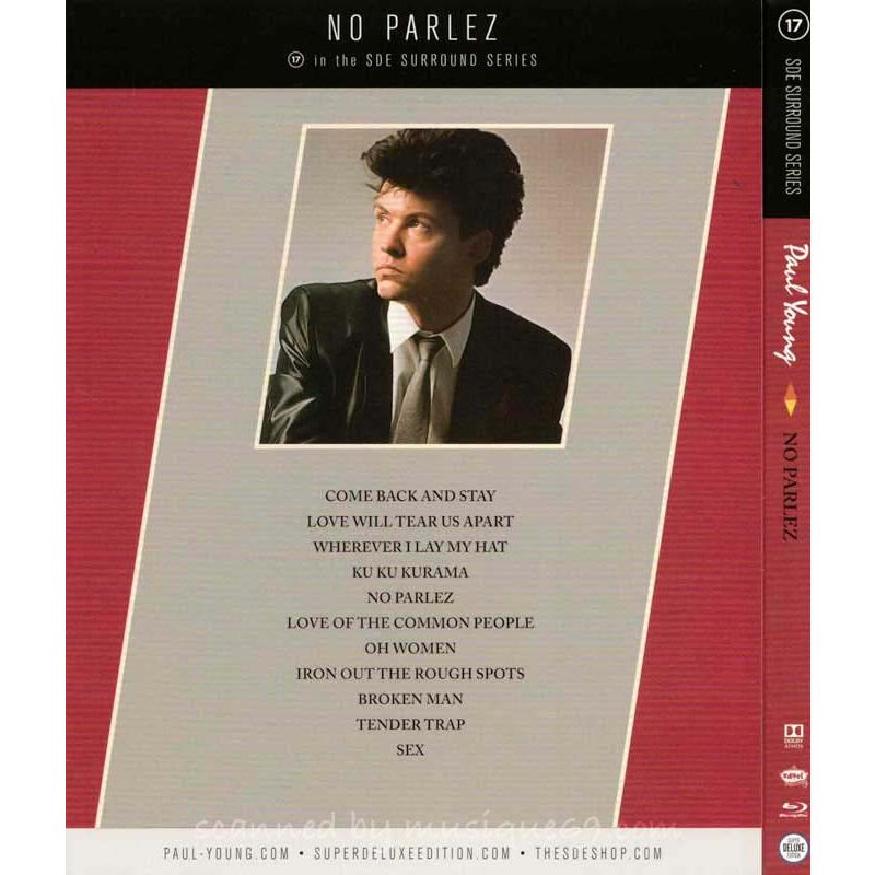 ポールヤング Paul Young - No Parlez: SDE Surround Series Exclusive Limited Edition Blu-Ray Audio｜musique69｜02