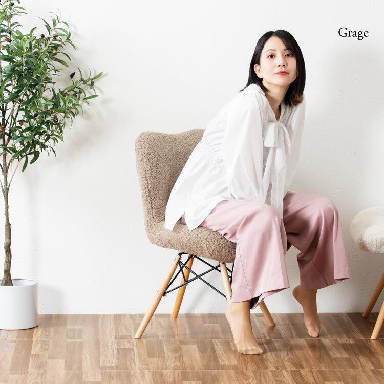 Glore 360 回転 ダイニングチェア ワークチェア 北欧 おしゃれ かわいい ナチュラル イス 椅子 ソファ デスクチェア ダイニング リビング 書斎 木製 もこもこ_13
