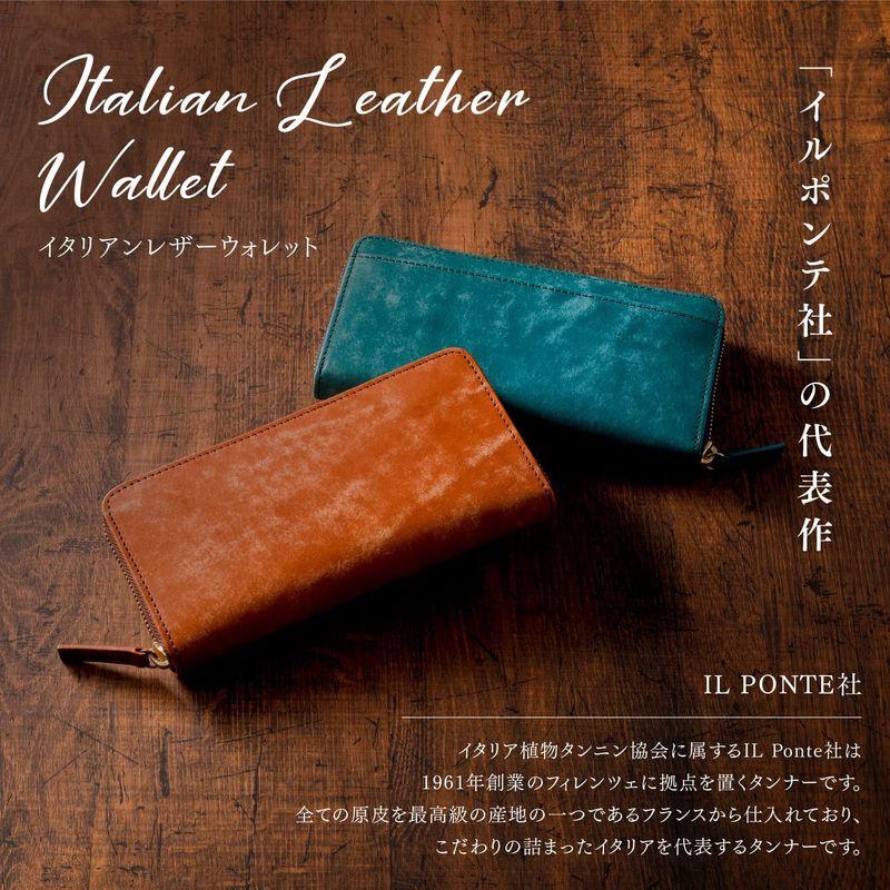 TASUKI メンズ 長財布 本革 イタリアンレザー 一流の革職人が作る YKKファスナー 紳士 サイフ (Green) 長財布 TASUKI メンズ 本革 イタリアンレザー 一流の革職人が作る YKKファスナー 紳士 サイフ Green