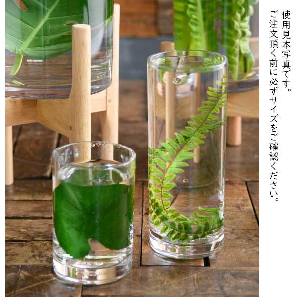 フラワーベース 花瓶 おしゃれ 割れない ガラス φ20×H30 PVシリンダー 高い 高さがある 大きいサイズ 透明の画像