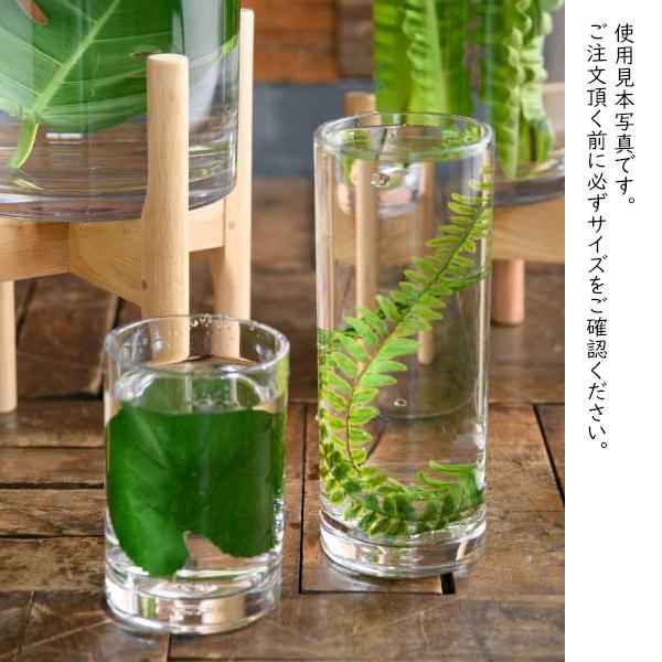フラワーベース 花瓶 おしゃれ 割れない ガラス φ25×H20 PV