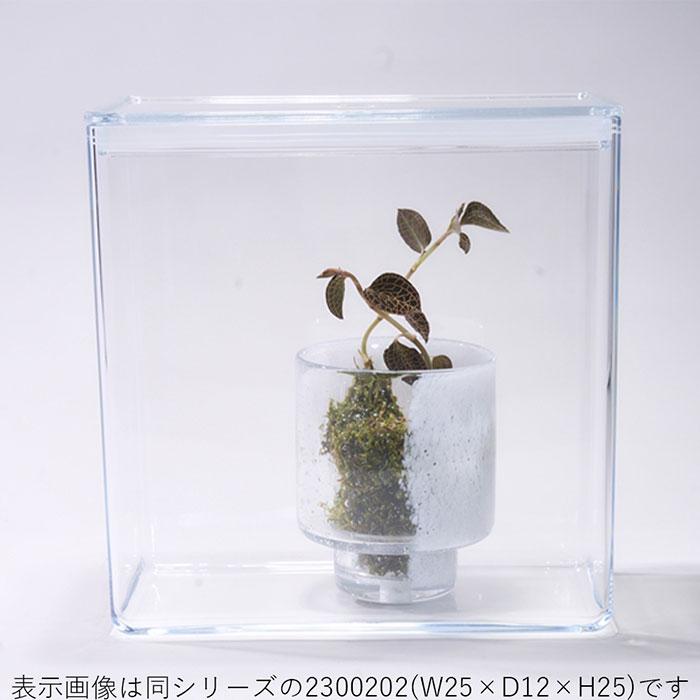透明 ケース フタ付 35×35×40cm アクリルより丈夫 大きい ディスプレイ