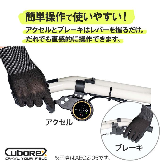 電動一輪車 コンテナ用 農業 林業 運搬 キューボレックス CuboRex 