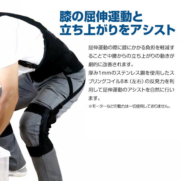 膝サポーター 作業用 アシスト ワーキング膝サポーター AG-011 歩行
