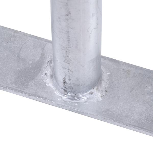 不二貿易（Fuji Boeki） アメリカンフェンス用支柱 4本 プレート型150
