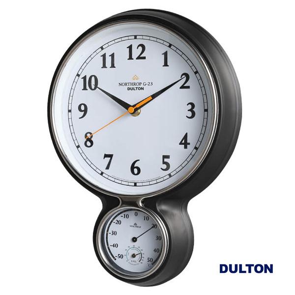 DULTON（ダルトン） 壁掛け時計 W230×D50×H320mm ブラック