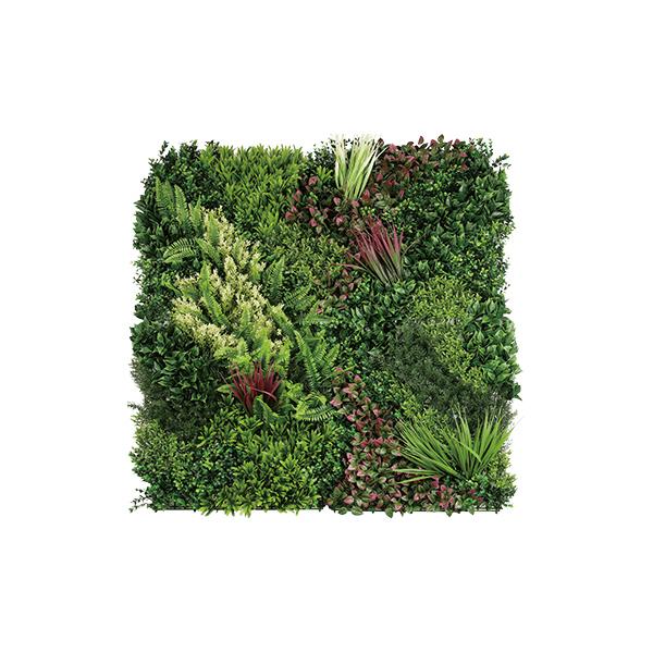 フェイクグリーン 壁掛け ウォールグリーン 50×50cm 4枚 壁面