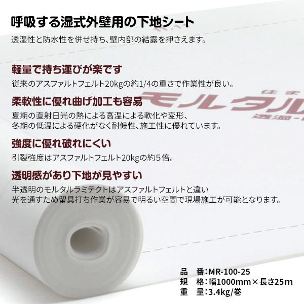 外壁用透湿防水シート B 熱っぽく ラミテクト プレミアムサーモ防湿材 2本