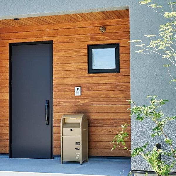 宅配ボックス 戸建て 後付け ポスト一体型 W40×D36.5×H90.5cm 宅配ボックス 戸建て 後付け ポスト一体型 W40×D36.5×H90.5cm