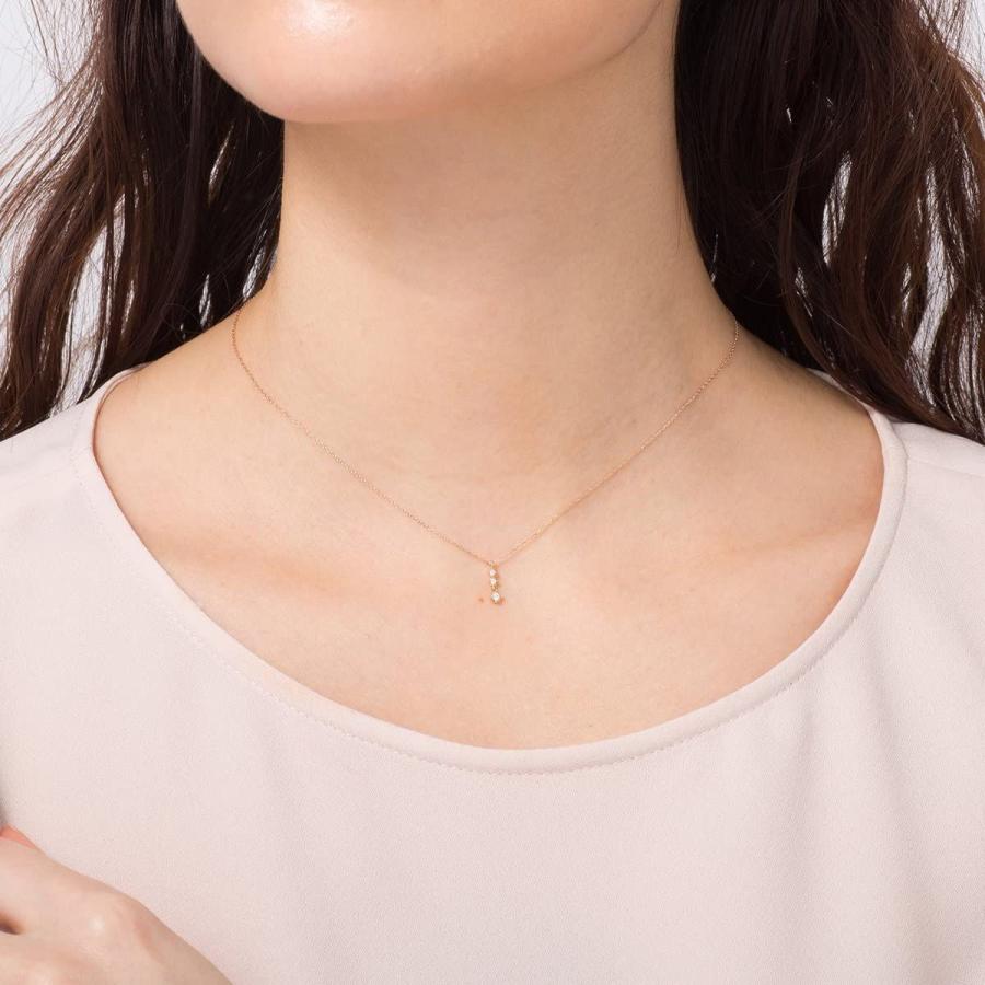 4℃(ヨンドシー) ダイヤモンドK10ピンクゴールド(PG) ネックレス 111736123102 ヨンドシー ダイヤモンドK10ピンクゴールド PG ネックレス