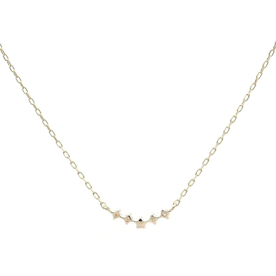 L&Co (エルアンドコー) ペーパーバッグ&ペーパーボックス付 K10 横並び ダイヤモンド ペンダント ネックレス 66-7605 エルアンドコー ペーパーバッグ&ペーパーボックス付 K10 横並び ダイヤモンド ペンダント ネックレス