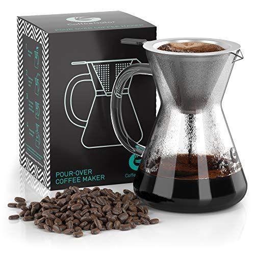 Coffee Gator ドリップ式コーヒーカラフェとステンレスフィルターセット 400ml 約3杯用