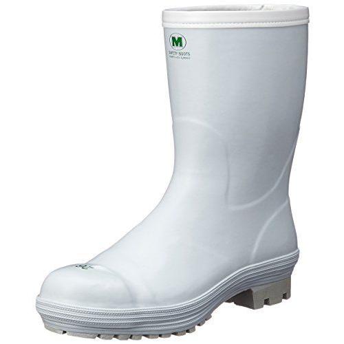 ミドリ安全　安全長靴　先芯入り　FBH01　ホワイト　冷凍庫作業向け　氷上耐滑　3E　25　cm