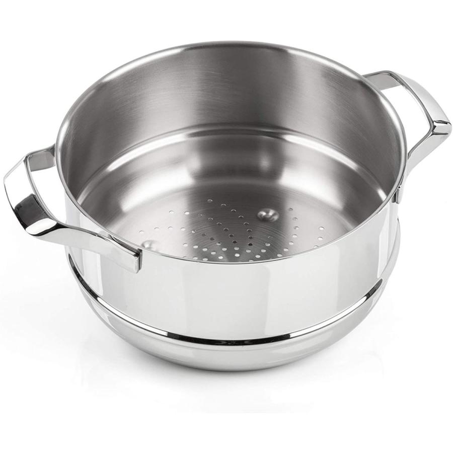 Barazzoni(バラゾーニ) パスタ鍋 ステンレス ?24×H11.5cm スチーマー/パスタストレーナー MY POT 1600160 バラゾーニ パスタ鍋 ステンレス 24×H11 5cm スチーマー/パスタストレーナー MY POT