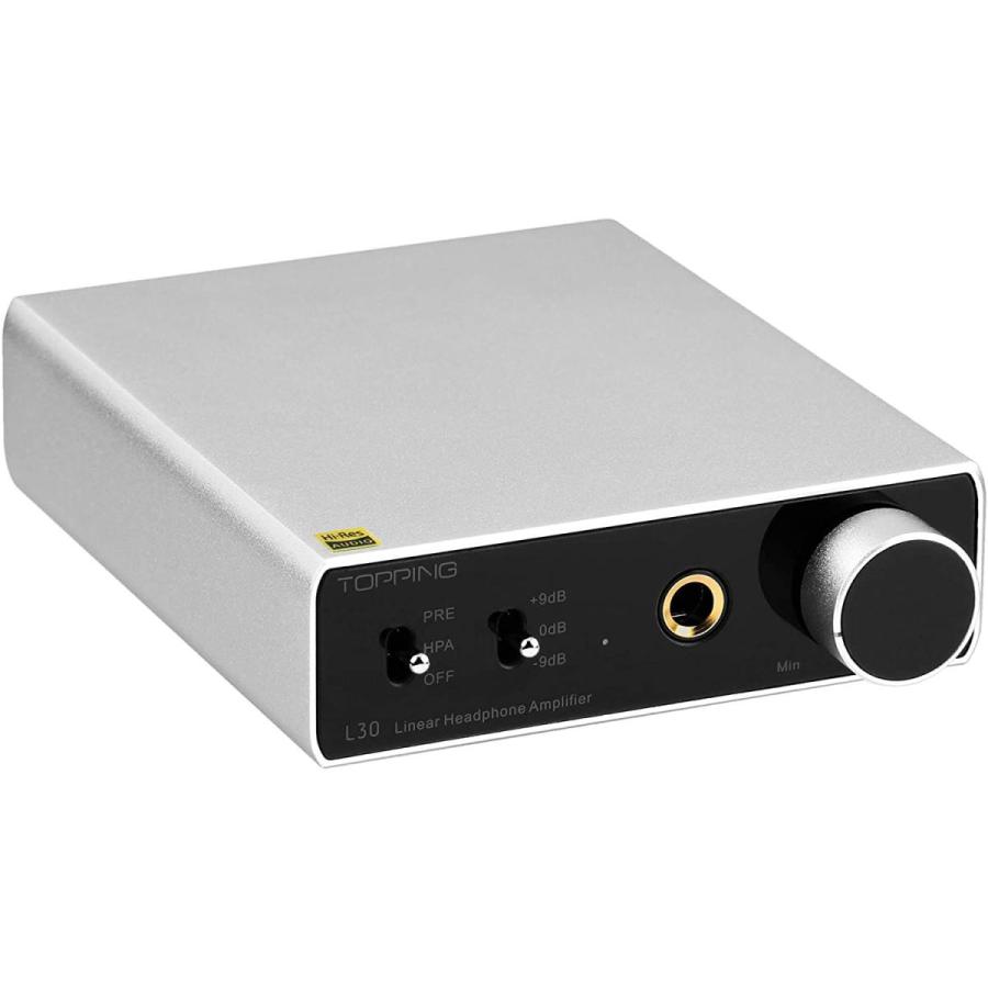 TOPPING L30 Amp 6.35MM NFCA 3ステップゲイン設定 HiFi ヘッドフォンアンプ RCA Hi-Res プリアンプ L30 Amp 35MM NFCA 3ステップゲイン設定 HiFi ヘッドフォンアンプ RCA Hi Res プリアンプ