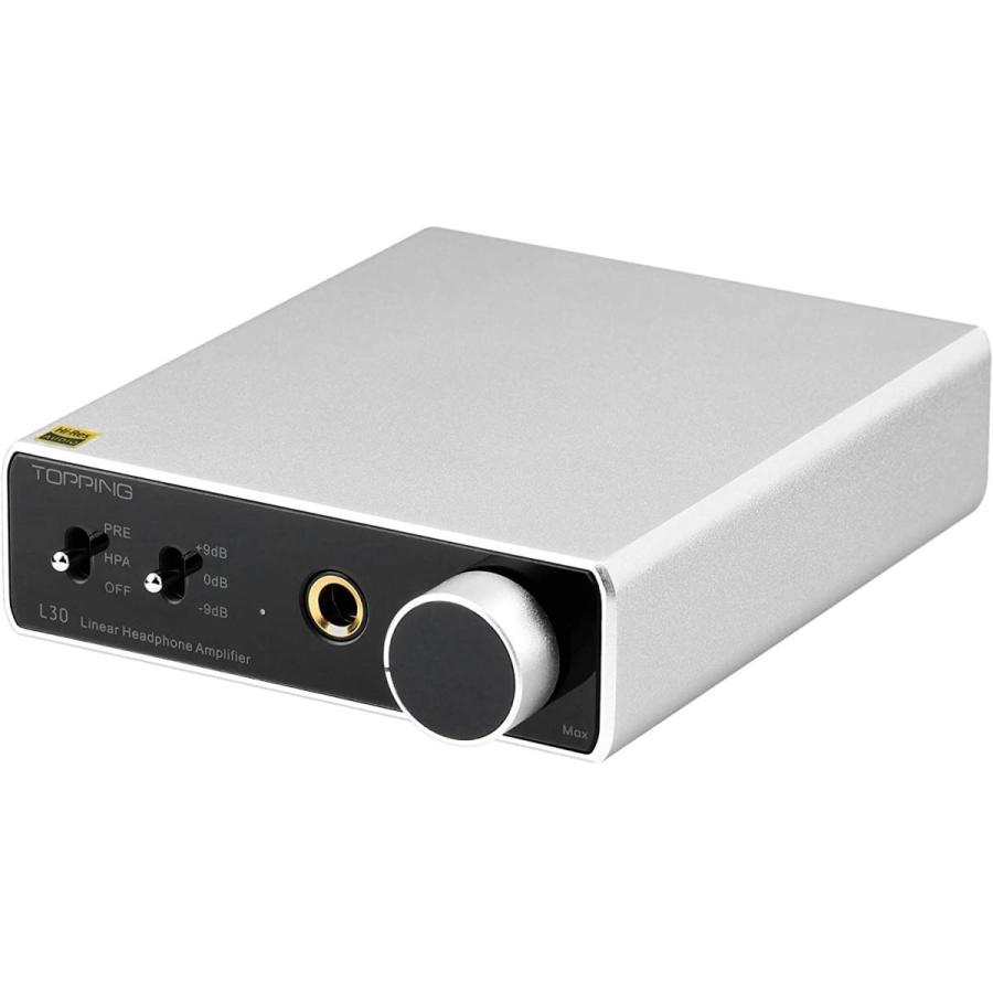 TOPPING L30 Amp 6.35MM NFCA 3ステップゲイン設定 HiFi ヘッドフォンアンプ RCA Hi-Res プリアンプ L30 Amp 35MM NFCA 3ステップゲイン設定 HiFi ヘッドフォンアンプ RCA Hi Res プリアンプ
