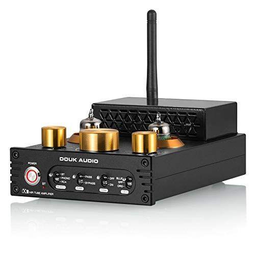 Douk Audio X1 GE5654 Bluetooth 5.0 真空管アンプ MM フォノアンプ ターンテーブル用 320W TDA7