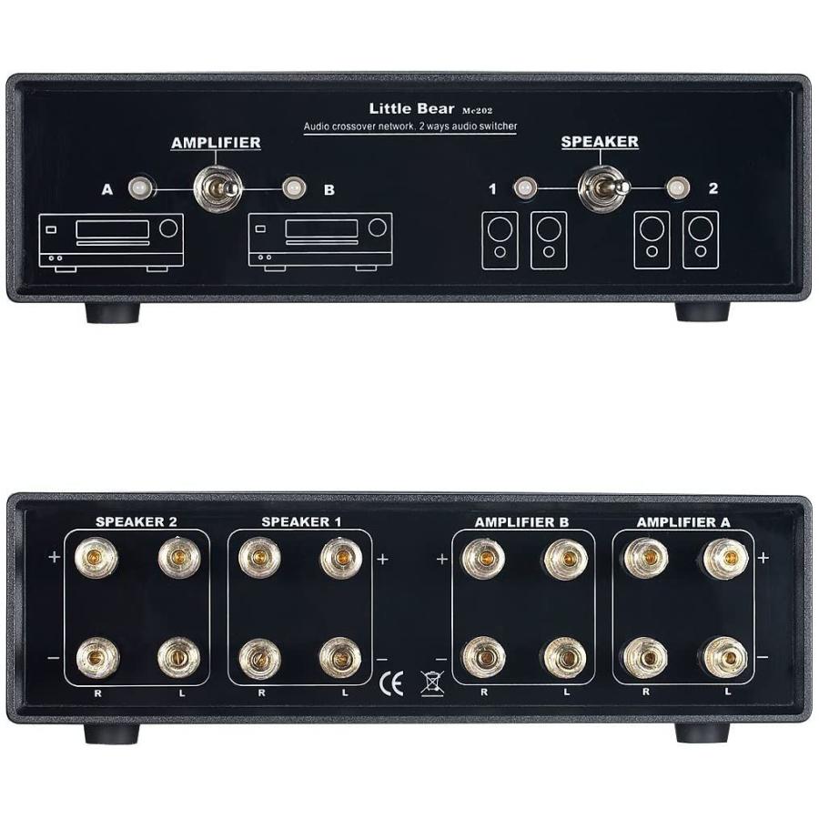 【国産】 Little Bear オーディオ クロスオーバー ステレオ 2ウェイアンプ スピーカースイッチャ パッシブセレクタ コンパレータ スプリッ 【D1719840945】(9610円)
