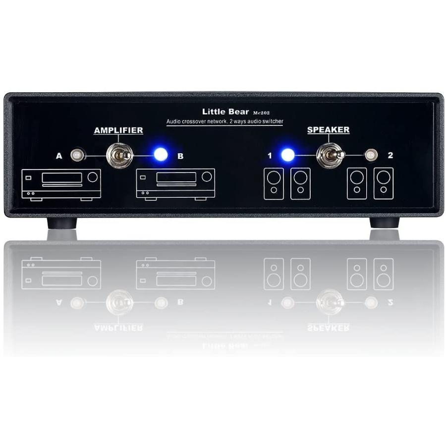 【国産】 Little Bear オーディオ クロスオーバー ステレオ 2ウェイアンプ スピーカースイッチャ パッシブセレクタ コンパレータ スプリッ 【D1719840945】(9610円)