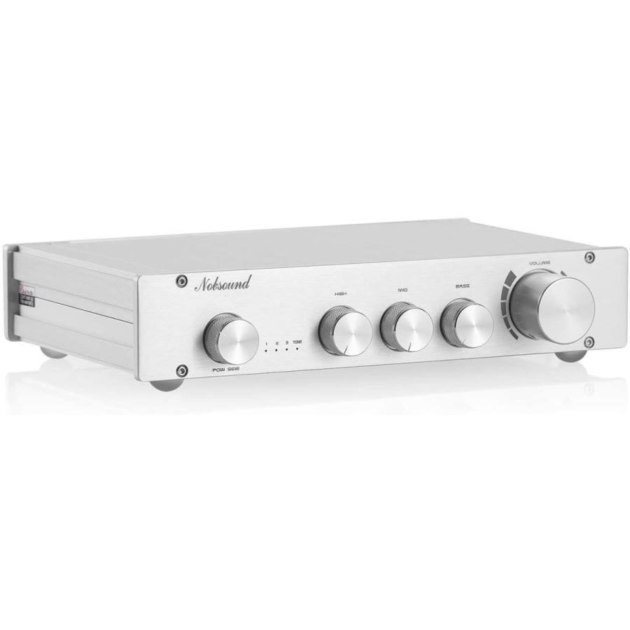 【ラスト1点】 Nobsound HiFi 2.0CH ステレオ オーディオ プリアンプ 3系統 クラスA デジタルプリアンプ トーンコントロール 【1667940462】(9320円)