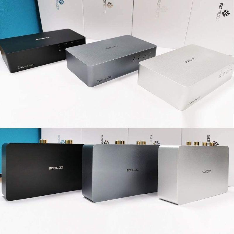 SONCOZ LA-QXD1 HiFiオーディオデジタルアナログコンバーターUSB DACバランスES9038Q2M 32ビット/ 768 LA QXD1 HiFiオーディオデジタルアナログコンバーターUSB DACバランスES9038Q2M 32ビット/