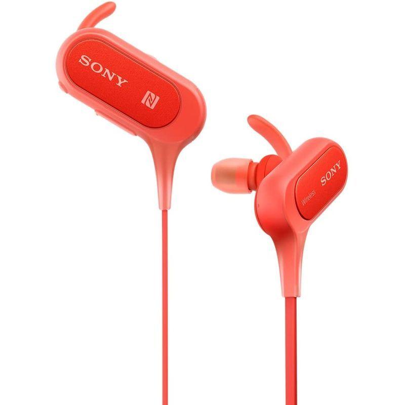ソニー ワイヤレスイヤホン MDR-XB50BS : 防滴/スポーツ向け Bluetooth対応 マイク付き レッド MDR-XB50BS MDR XB50BS ワイヤレスイヤホン 防滴/スポーツ向け Bluetooth対応 マイク付き レッド