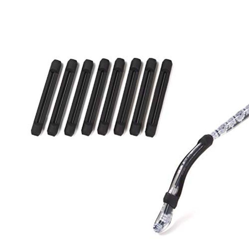 Verissy ４セット ８本入 メガネ固定 メガネロック 滑り止め すり落ち防止 ずれ落ち防止 柔らかい シリカゲル 耳が痛くない 耳 最大62 オフ