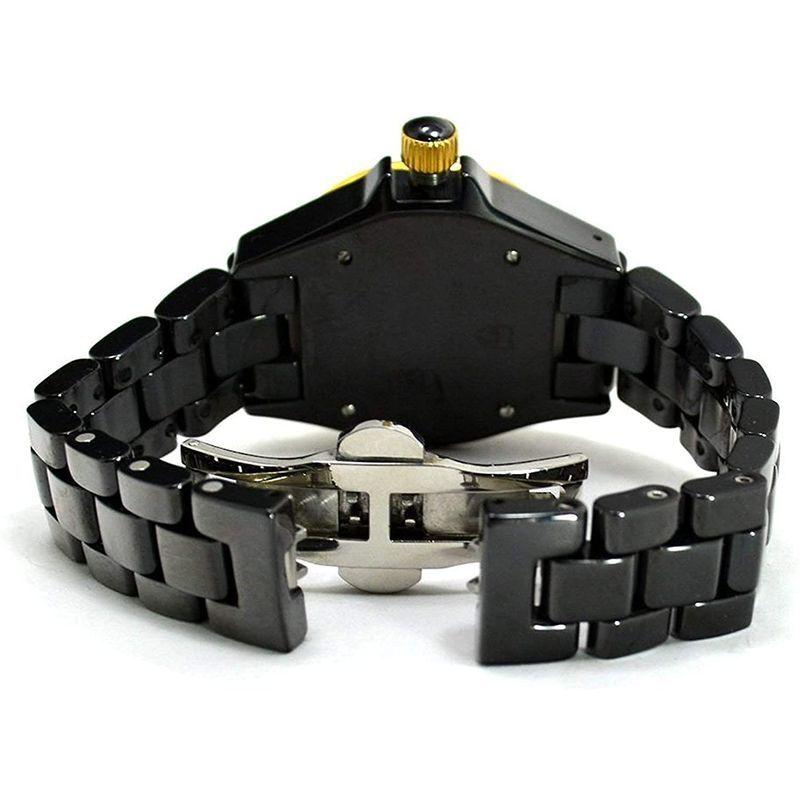 ANNE CLARK 腕時計 レディース 金属アレルギー軽減対策 フル セラミック ブラック ラインストーン(ジルコニア)ベゼル 天然ダイヤ CLARK 腕時計 レディース 金属アレルギー軽減対策 フル セラミック ブラック ラインストーン ジルコニア ベゼル 天然ダイヤ