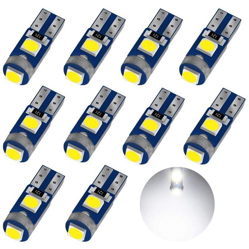 T5 Led 12ｖ 3030smd Led電球 エアコン球 ダ バイク用 パネル球 ホワイト メーター球 拡散 車用 高輝度 ３連 史上一番安い ホワイト