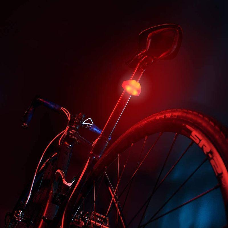 自転車テールライト 4点灯モード USB充電式 LEDランプ