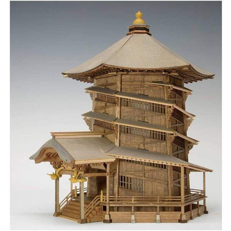 ウッディジョー 1/75 会津さざえ堂 (円通三匝堂・えんつうさんそうどう) 木製模型 組み立てキット 1/75 会津さざえ堂 円通三匝堂 えんつうさんそうどう 木製模型 組み立てキット