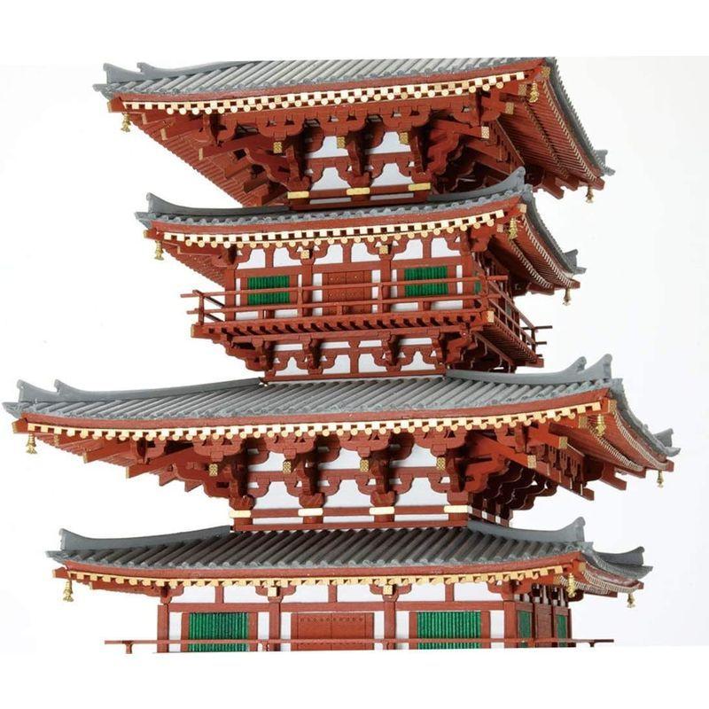 正規品 ウッディジョー 1/75 薬師寺 西塔 木製模型 組み立てキット 【WSO7208844466】(25815円)
