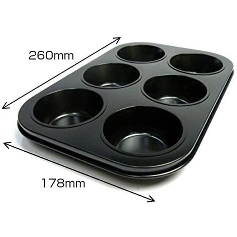 シリコン加工 マフィン天板 マフィン型6ヶ付 初売り