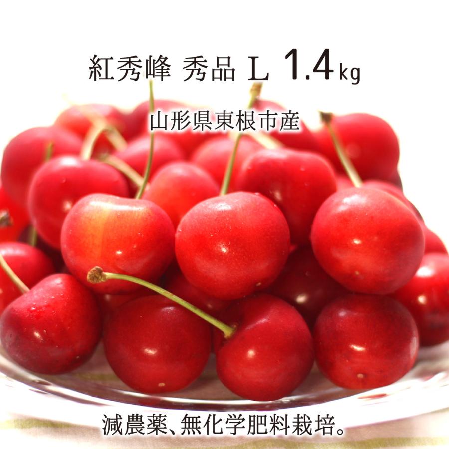 在庫処分大特価 山形県東根産 さくらんぼ 特別栽培 2kg L 秀品 紅秀峰 減農薬 有機肥料栽培 木からもいでそのまま食せる紅秀峰 減農薬 無化学肥料栽培 送料無料 朝採り当日発送 6月下旬 7月上旬 フルーツ Qv2 Co Jp