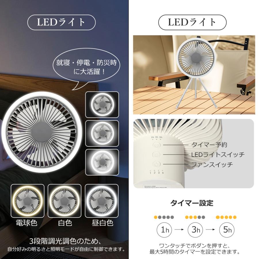 2025夏】扇風機 小型 サーキュレーター 卓上扇風機 usb 壁掛け 3段階