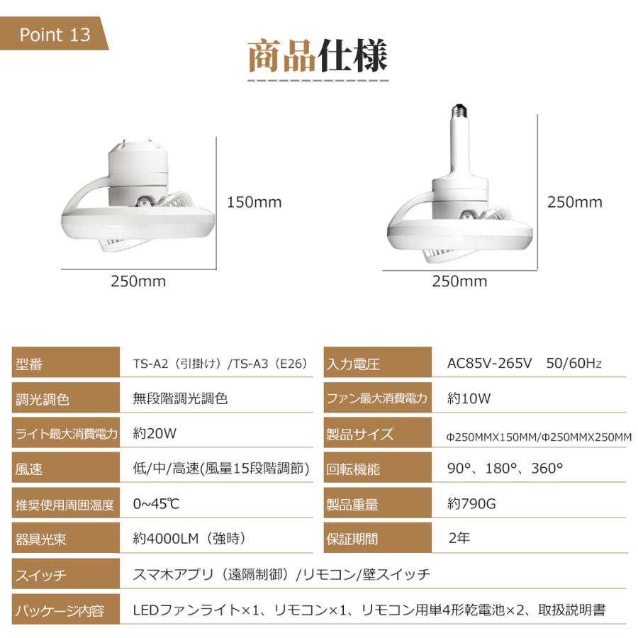 新生活】シーリングファンライト LED ファン付き照明 6畳 8畳 10