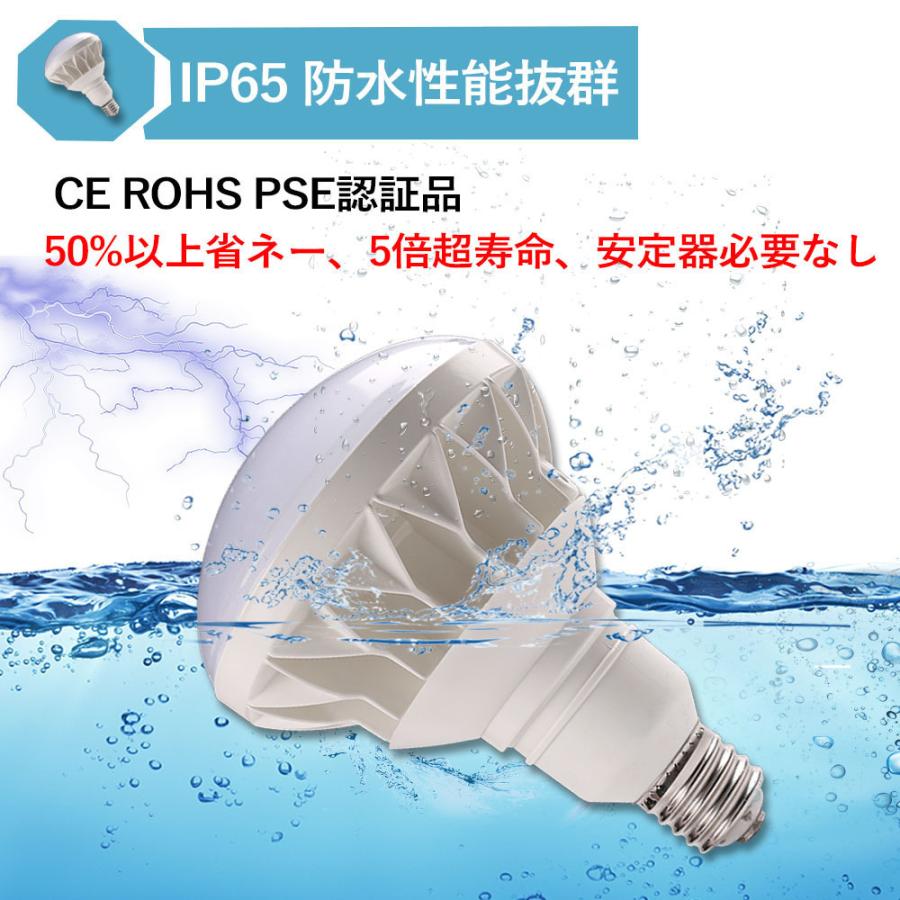特売20個セット【送料無料】LEDバラストレス水銀灯 E39口金 par56 60w 全光束12000lm IP65防水抜群 調光＆調色機能付き 照射角度140° バラストレス水銀灯代替の画像